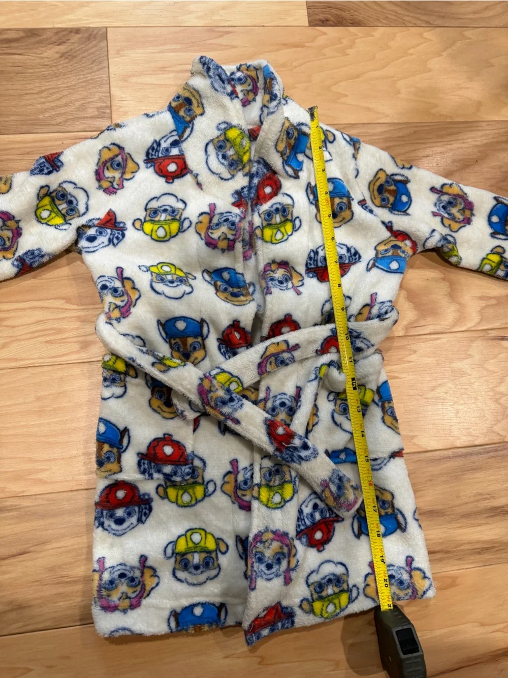 Nickelodeon Paw Patrol Plush Fleece Robe Size 4T